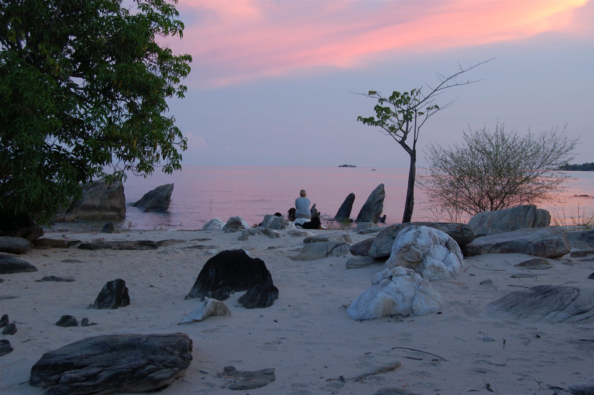 Dusk over Lake Malawi